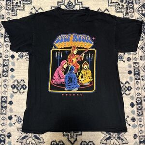 Cult Music Graphic Tee - Black